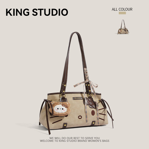 可爱凯蒂猫包包女小众百搭腋下包