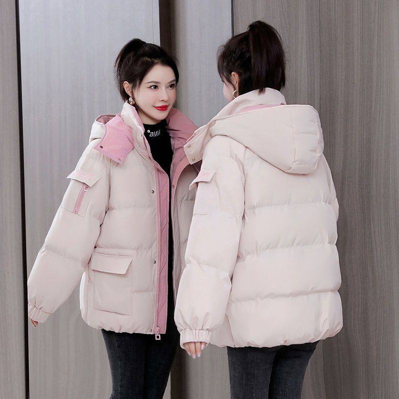 短款棉衣女2024冬季新款韩版宽松羽绒棉服小个子加厚面包服外套潮,女装/女士精品,棉衣/棉服,淘宝优惠券,粉丝福利购,淘宝优惠卷