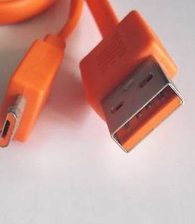 适用于JBL FLIP3 4 CLIP 2 + pulse2 charge3橙色充电数据线安卓