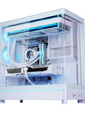 MONTECH HS02海景房全景台式电脑台式机主机箱360水冷背插HS01