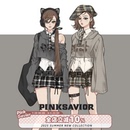 衬衫 pinksavior 轻薄无袖 薄暮之蝶 格纹设计感半裙显瘦 夏日罩衫