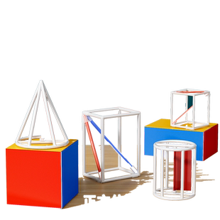 立体几何模型升级款初中高中数学教具框架线面关系辅助上课解题两用表面积展开图体积长方体教学学具同步课本