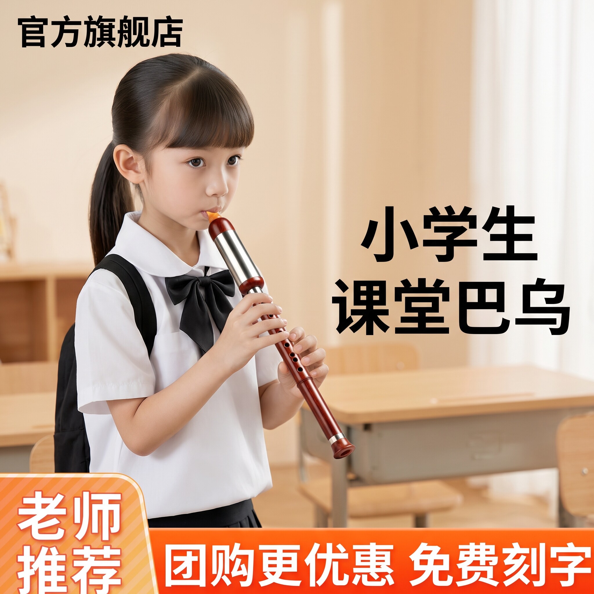 老师推荐小学生专用巴乌乐器C调图片