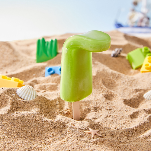 2支和路雪绿舌头苹果冻冰淇淋