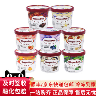 进口冰淇淋小杯香草巧克力冰激凌哈根达斯雪糕 法国原装 10杯