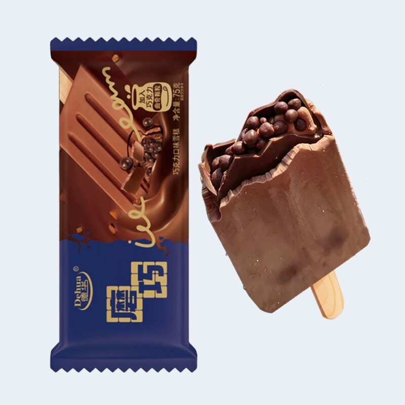 【5支】德华磨巧冰淇淋网红宏宝莱曲奇巧克力豆冰激凌雪糕冷饮