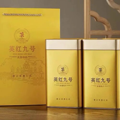 英德红茶英红九号 浓香型 一级罐装散装 600克新茶叶英九红茶1959
