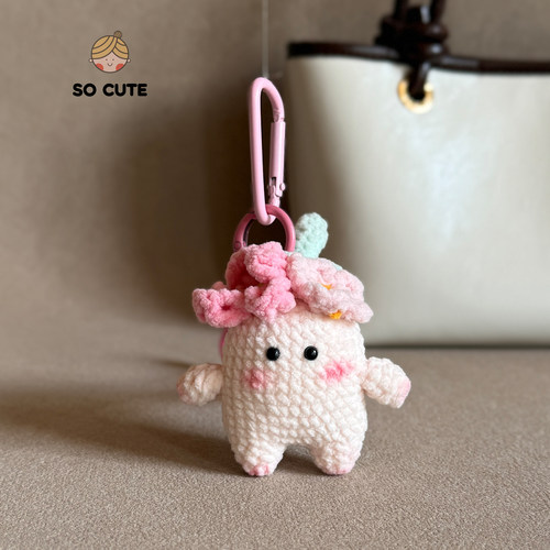 socute 可爱的桃源萝小香包包挂件背包配件书包挂件小众礼物