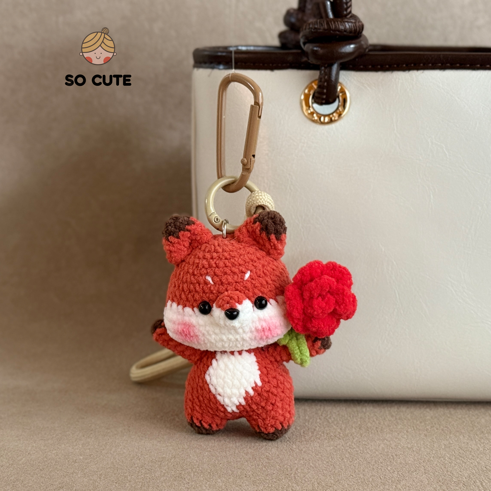 socute 小王子的小狐狸超好看的可爱包包挂件包挂饰钥匙扣礼物