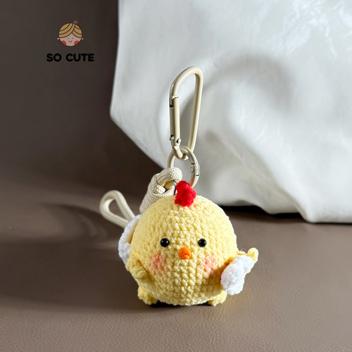 socute 可爱胖墩墩小鸡包包挂件挂饰钥匙扣挂件高级感礼物送人