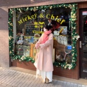 岛知道秋冬新年大衣 芝士春 淑女茱萸粉立领100澳毛大衣外套