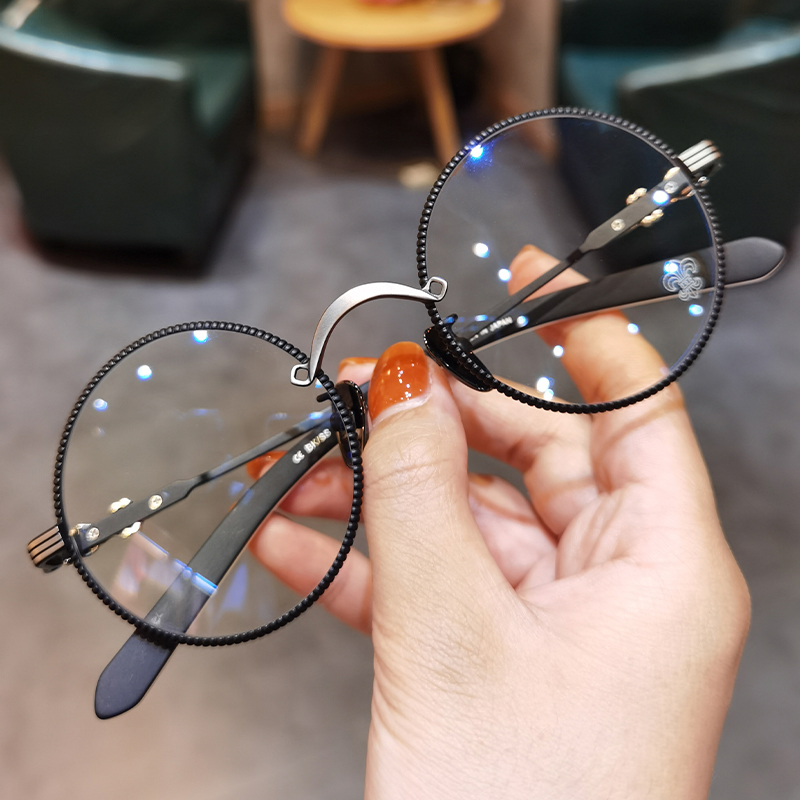 简丹新款眼镜框男文艺复古