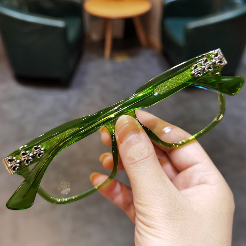 简丹个性板材商务百搭蓝光眼镜架