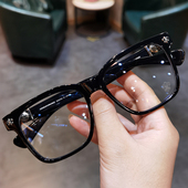 简丹萝心眼镜框范丞丞同款 潮男女个性 复古板材大框平光可配近视