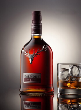 苏格兰进口DALMORE达摩/大摩12年雪莉桶单一麦芽威士忌洋酒700ml