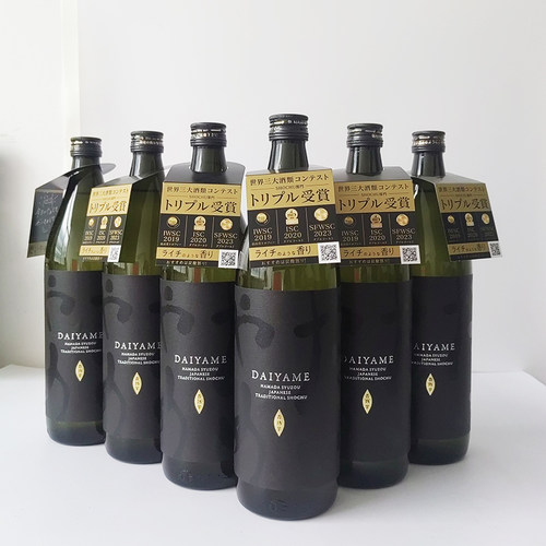 6瓶装#DAIYAME大伊雅美烧酒900ml日本进口荔枝味地瓜烧蒸馏酒烧酒