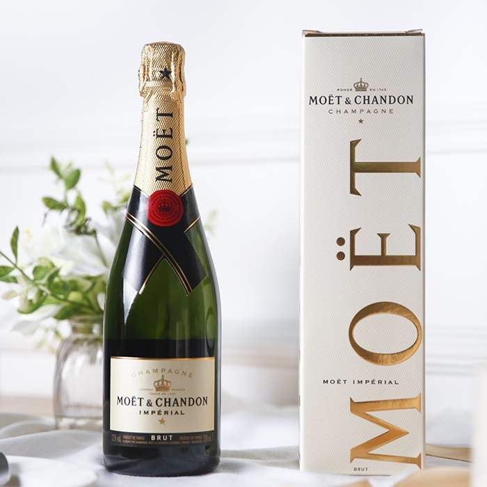 【正品】酩悦香槟法国原装进口 Moet Chandon起泡酒葡萄酒750ML