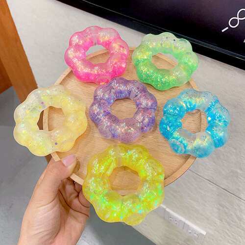 新款创意亮片手环造型TPR