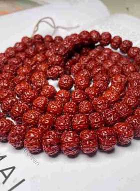 精品满肉树王尼泊尔金刚菩提子玉化成品机刷包浆佛珠手串手链项链