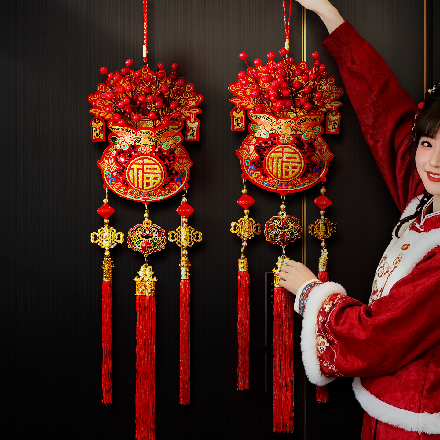 2026马年春节挂饰新年过年装饰挂件家里客厅氛围布置年货用品大全