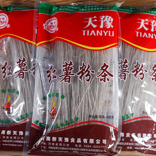 河南特产新天豫红薯粉条酸辣粉Q弹耐煮火锅粉条红薯粉丝400g/包