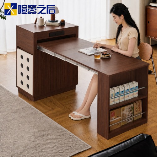 新型岛台餐桌一体家用可伸缩