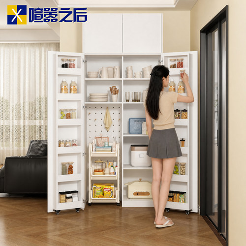 实木阳台储物柜一体靠墙家用