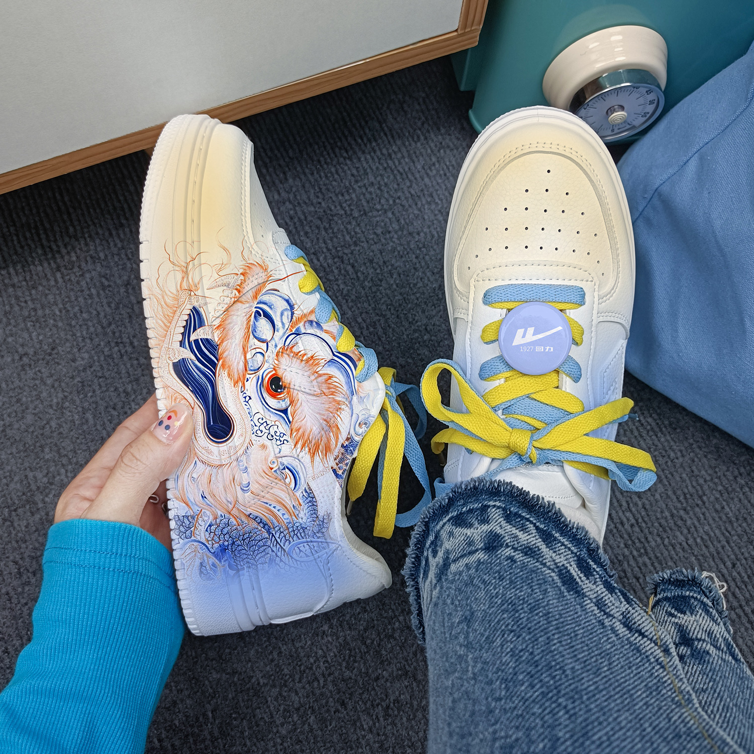 回力桃子熟了正品醒狮国潮男鞋2024秋夏季限量款情侣休闲运动板鞋