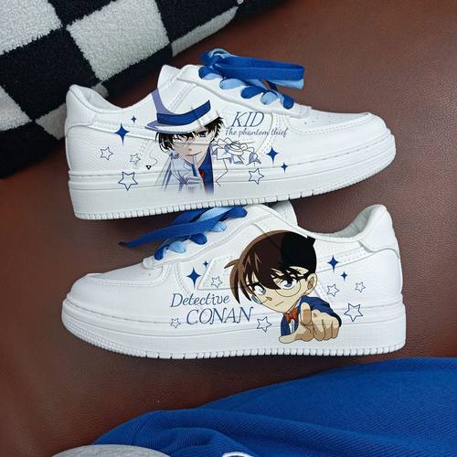 柯南板鞋回力定制透气情侣鞋