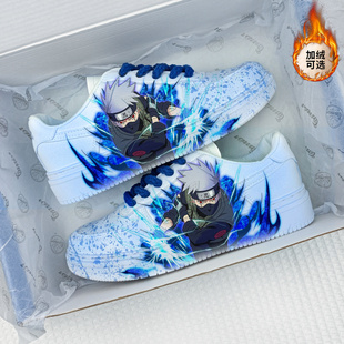 回力正品男板鞋火影忍者卡卡西动漫高帮2025春季新款休闲运动鞋子