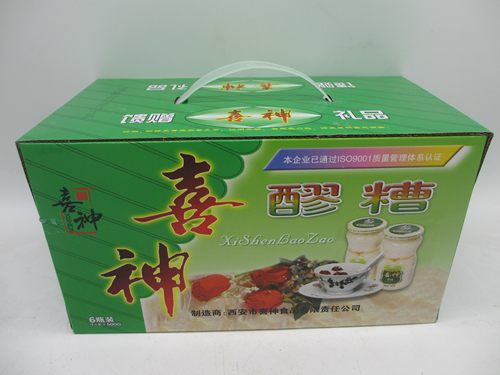 喜神醪糟6瓶绿色礼盒装