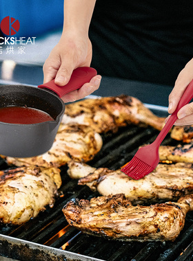 调料锅铸铁小锅烧烤料汁锅泼油锅烧油淋油浇油专用小铁锅防烫