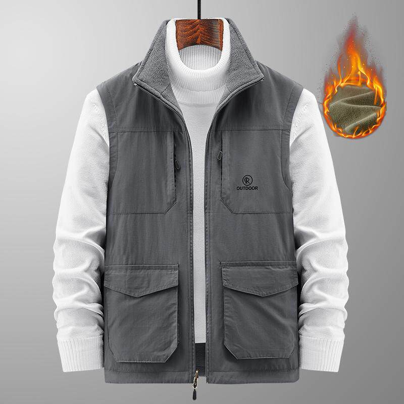 双面穿抓绒马甲男士秋冬摇粒绒保暖背心坎肩马夹户外运动加绒外套,男装,常规马甲,淘宝优惠券,粉丝福利购,淘宝优惠卷