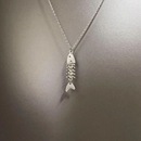 吊坠潮 Vintage古着链条 Small fish bones奇特鱼骨项链欧美风个性