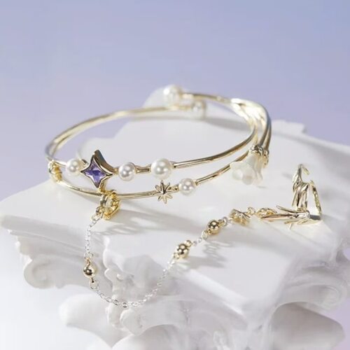 知更鸟主题印象系列手镯戒指套组