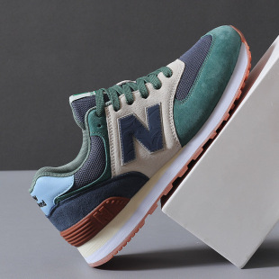 邦德真皮N字鞋 潮情侣鞋 低帮复古时尚 男女百搭韩版 休闲跑步鞋 正品