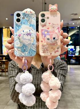 适用于vivonex5手机保护壳nex3女新款nexs花子玉桂狗nexa全包式nex前指纹毛绒手錬nex后指纹矽胶x7 x9s x20保