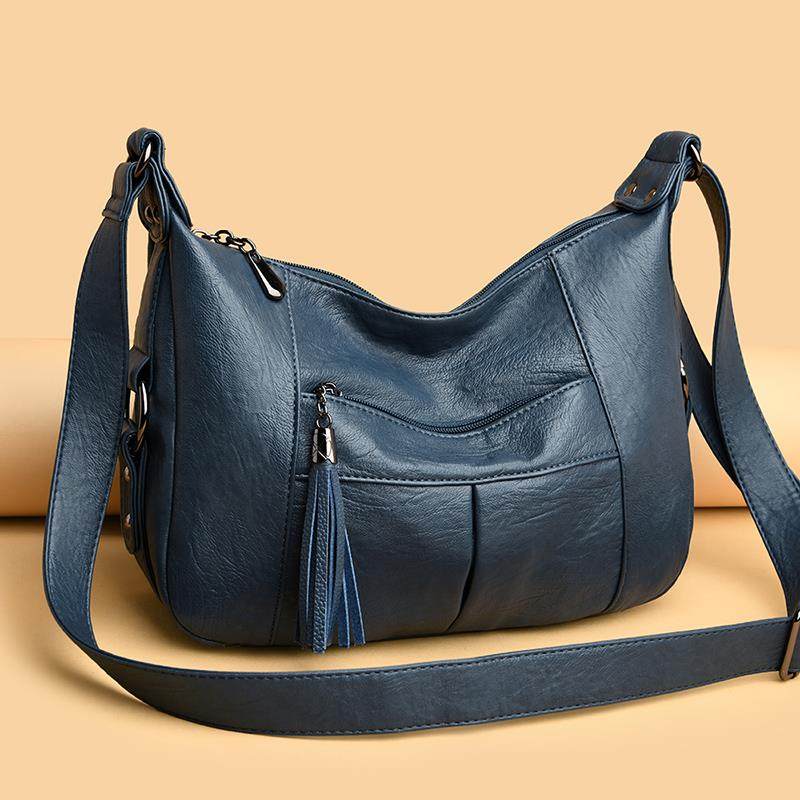 潮牌韩版真皮包包女新款软皮妈妈包大容量中年女包牛皮单肩包斜挎,箱包皮具/热销女包/男包,通用款女包,淘宝优惠券,粉丝福利购,淘宝优惠卷