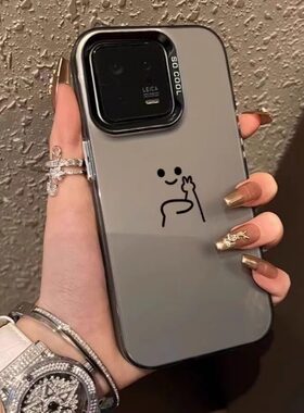 潮牌比耶适用苹果17Air16手机保护壳promax情侣iphone14小米15华为mate70pro红米k80pura70荣耀300vivox200op