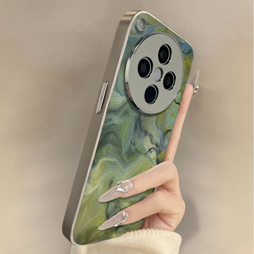 晕染纹理绿ofindx8手机保
