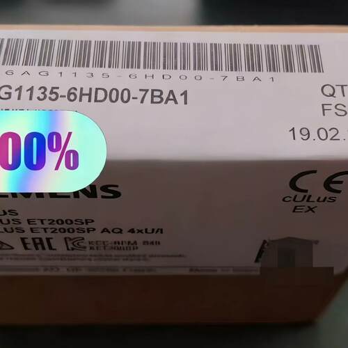 议价6AG1135-6HD00-7BA1 工控输模块 ET200SP AQ 4xU/I维修