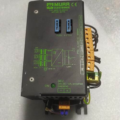 议价MDG 15-400/24 85779 穆尔MURR电源变压器 工控电源维修