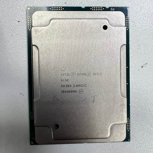 议价6138 XEON GOLD 服务器CPU处理器 SR3B5 2.00GHZ维修