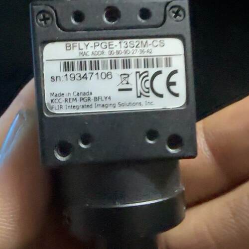 议价BFLY-PGE-13S2M-CS 灰点工业相机 带镜头 工业视觉设备维修