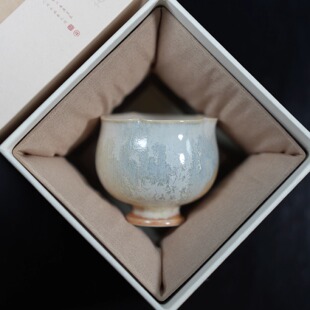 景德镇松针釉茶杯纯手工手捏小容量女士专用茶杯客人杯子送人茶具