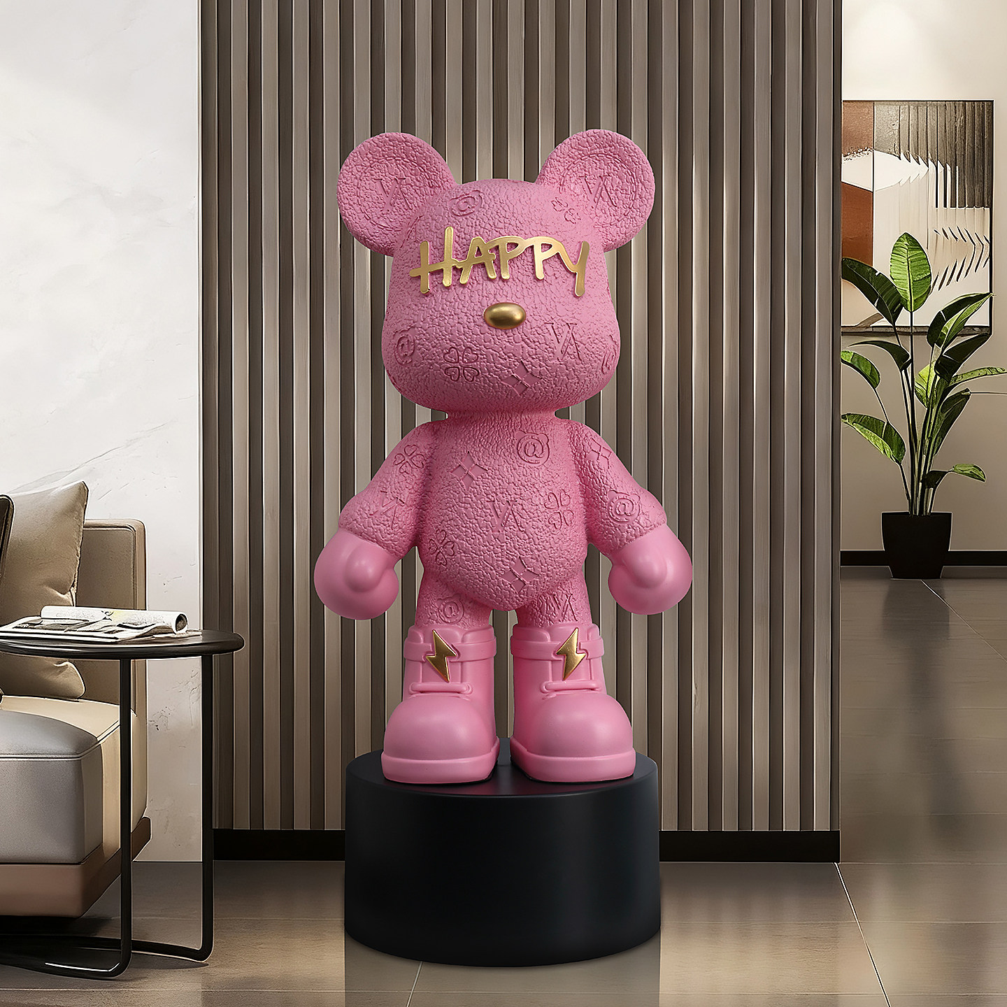 轻奢暴力熊客厅电视柜沙发大型落地摆件家居创意卡通存钱罐装饰品,家居饰品,装饰摆件,淘宝优惠券,粉丝福利购,淘宝优惠卷