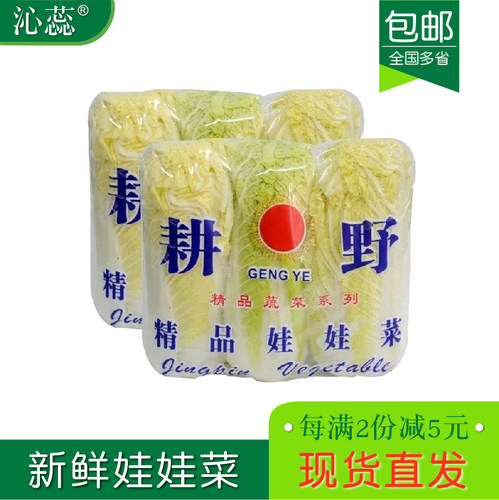 新鲜小白菜娃娃菜沁蕊