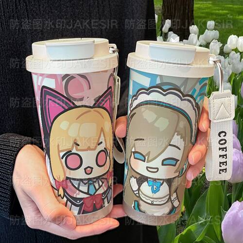 碧蓝档案才羽桃井保温杯
