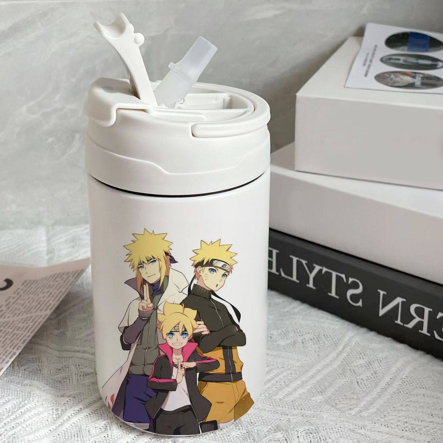 火影忍者保温杯子不锈钢