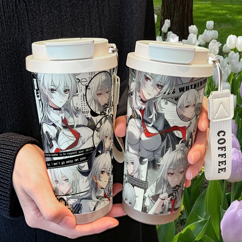 鸣潮赞妮周边保温杯不锈